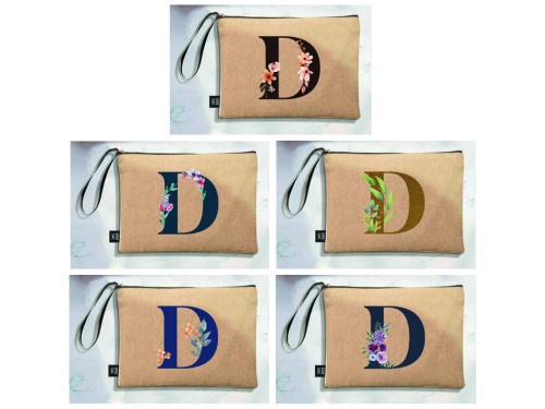 handbag letter d - wedding gifts